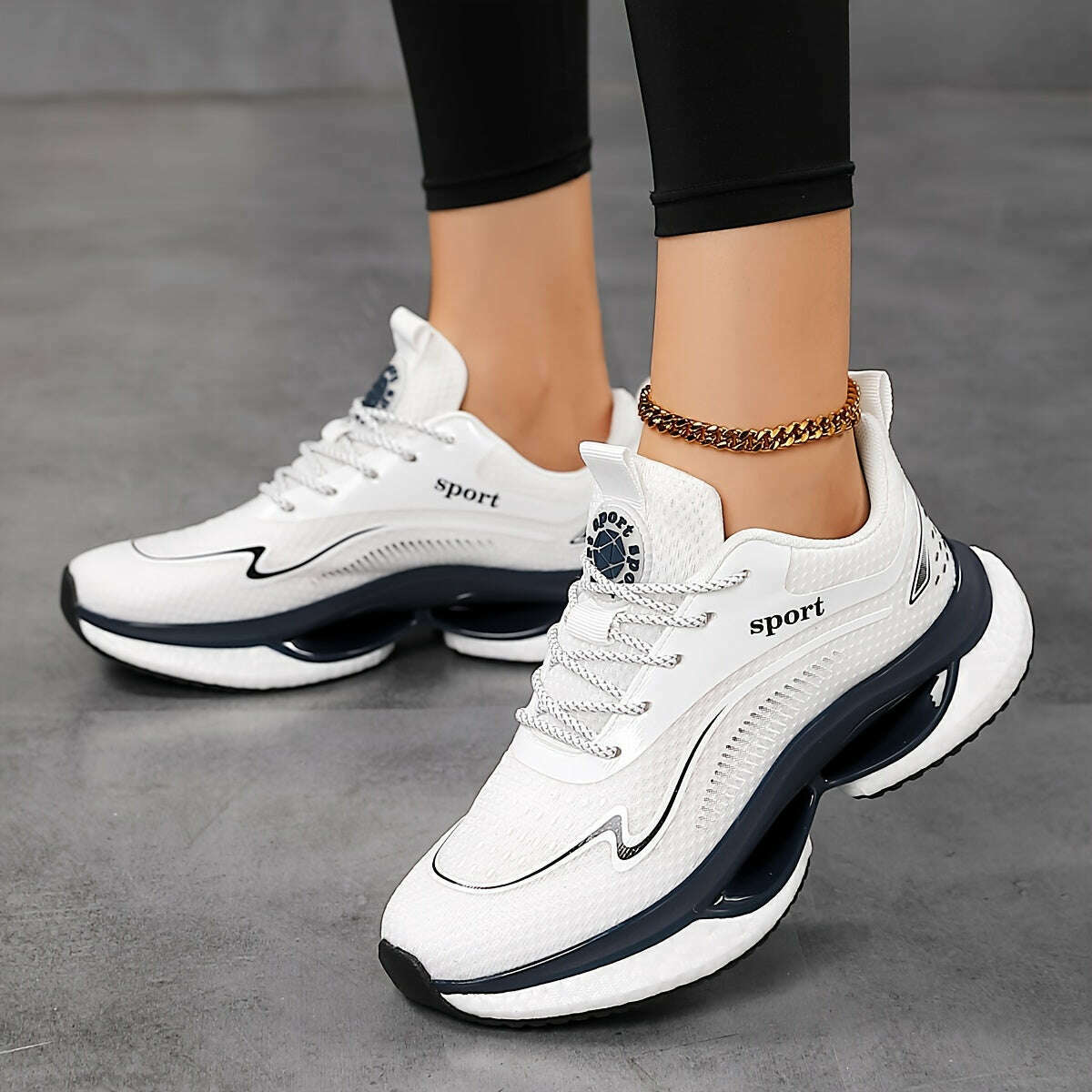Women's Breathable Mesh Platform Sneakers