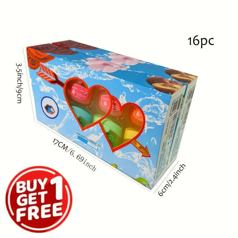 16-Piece Moisturizing Lip Balm Set
