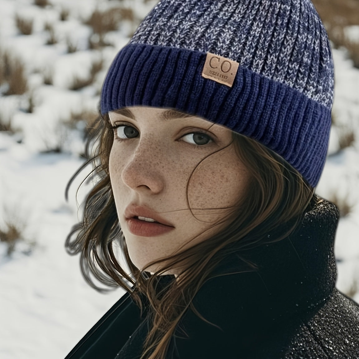 Winter Beanie – Thick Fleece-Lined Windproof Hat
