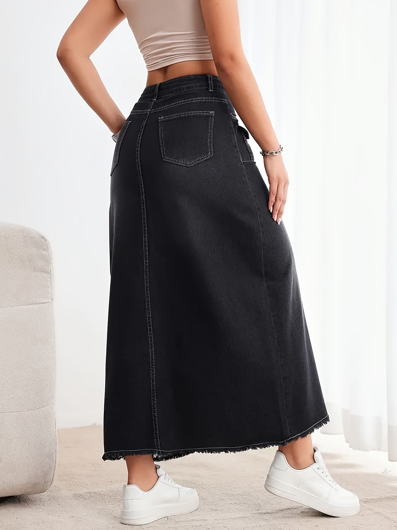 Women'S New Casual Elastic Versatile Multi-bag Beard Dress