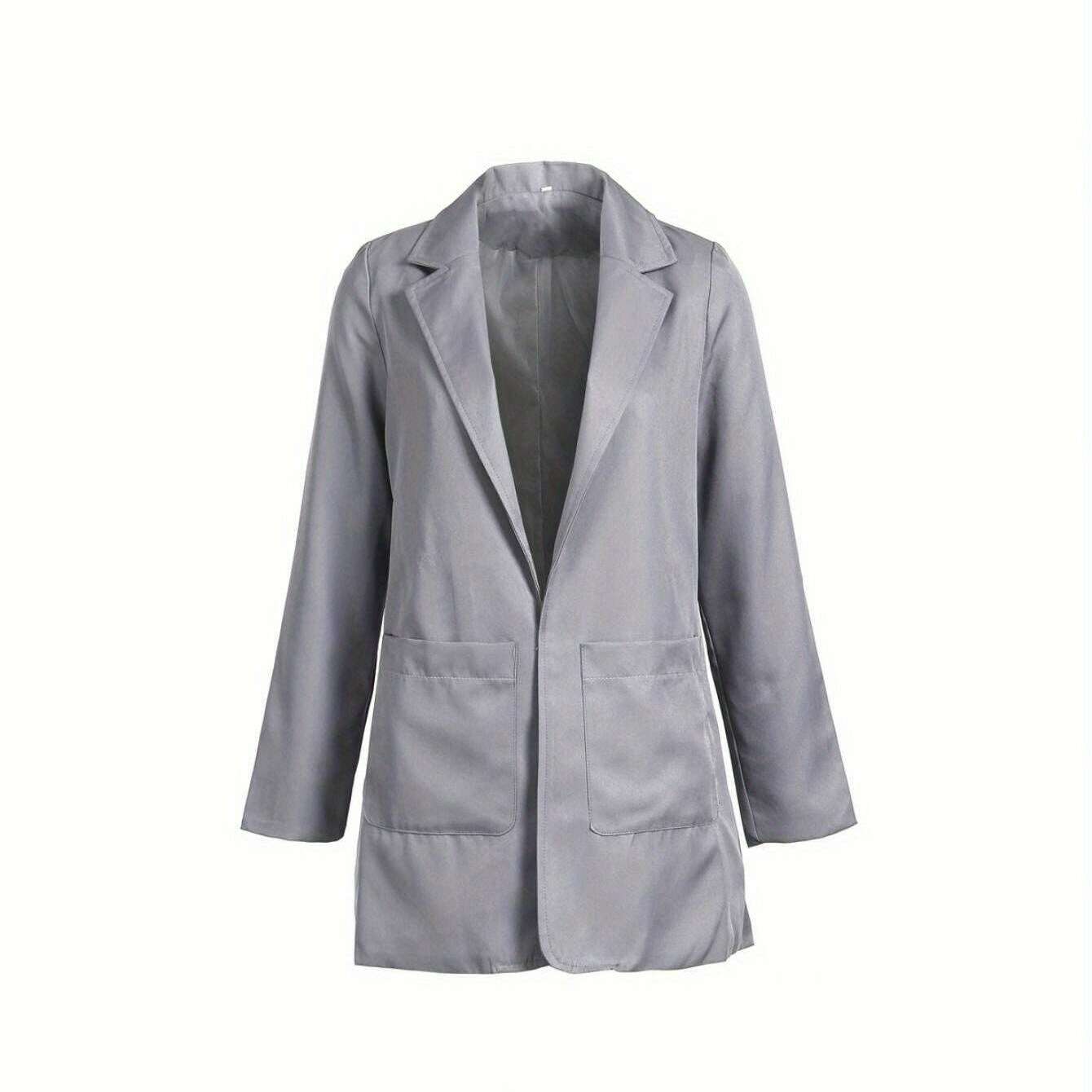 Women's Long Sleeve Blazer Jacket for Office & Casual Wear