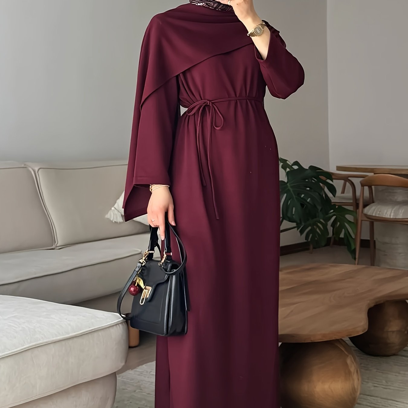 Women's Elegant Muslim Style Abaya - Everyday and Special Occasion Wear