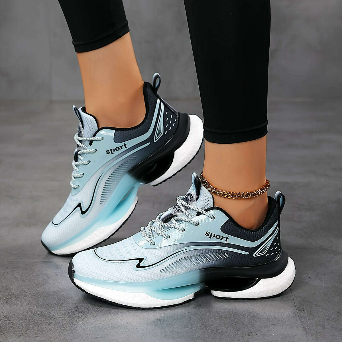Women's Breathable Mesh Platform Sneakers