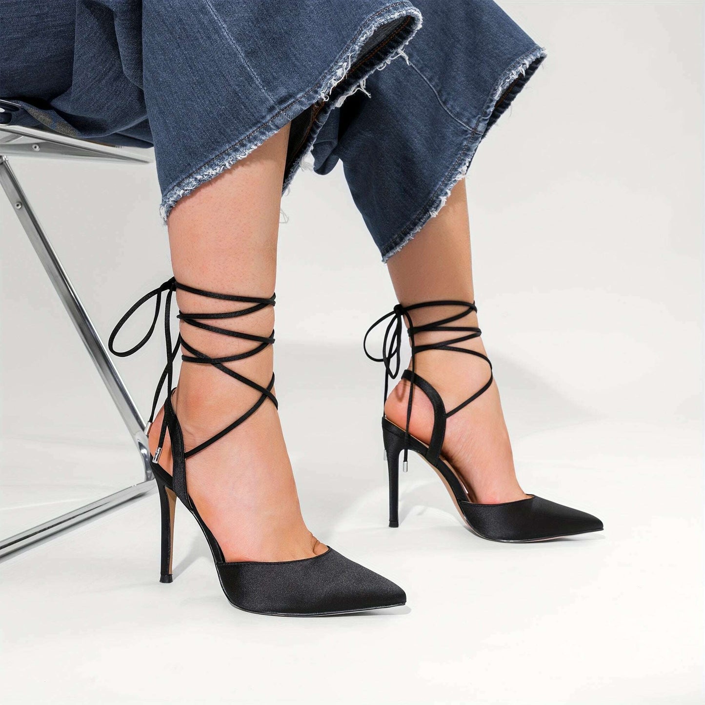 DREAM PAIRS Sale Women's High Heels Pointed Toe Wedding High Heels