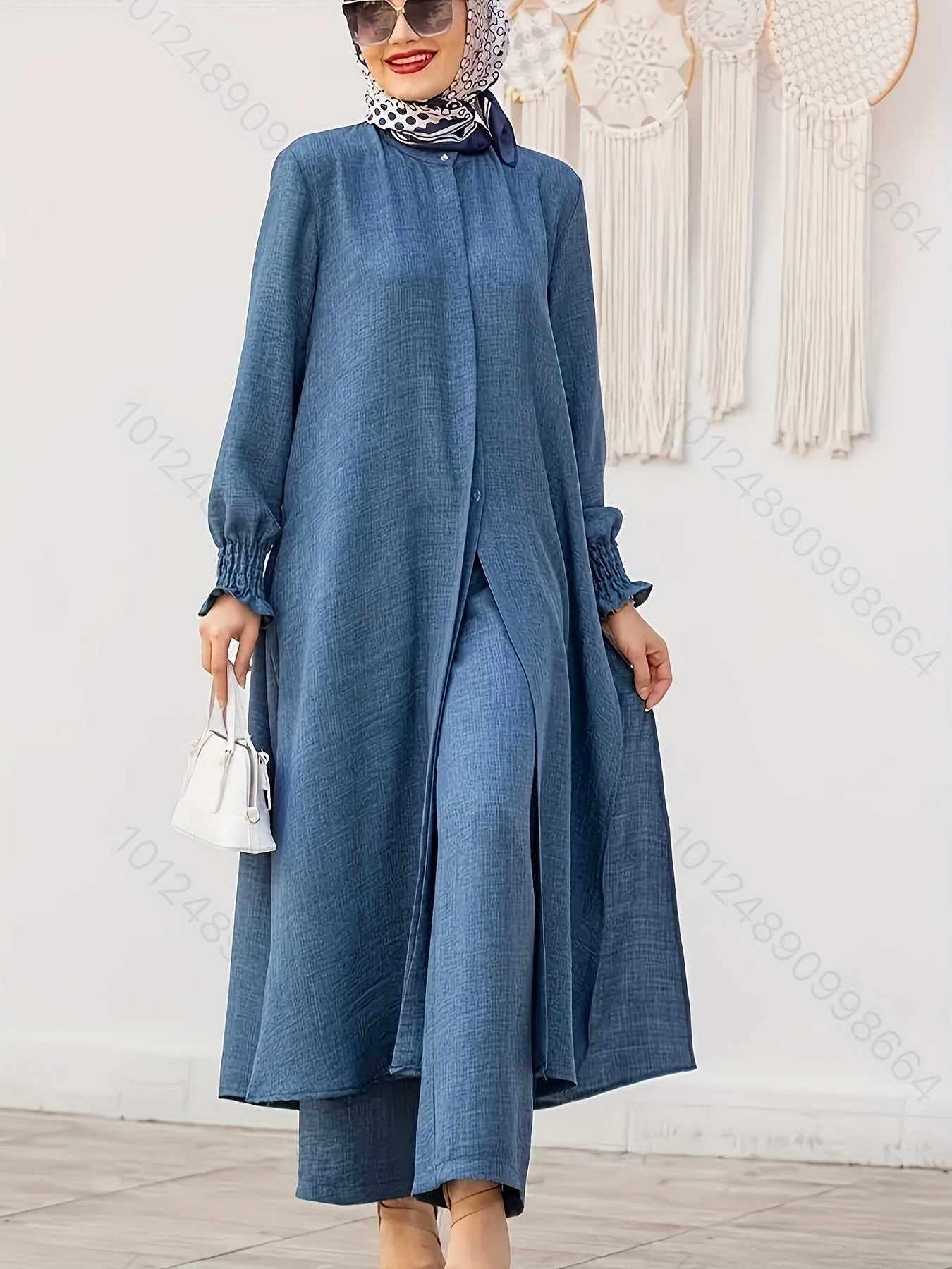 Stylish, Elegant, and Comfortable Muslim Outfit 9006