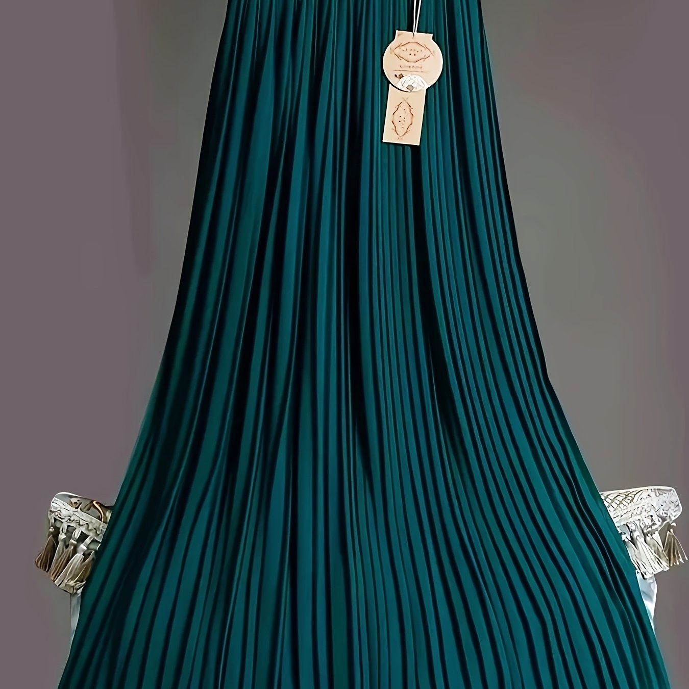 Chic Pleated Chiffon Skirt – High-Waist A-Line Midi