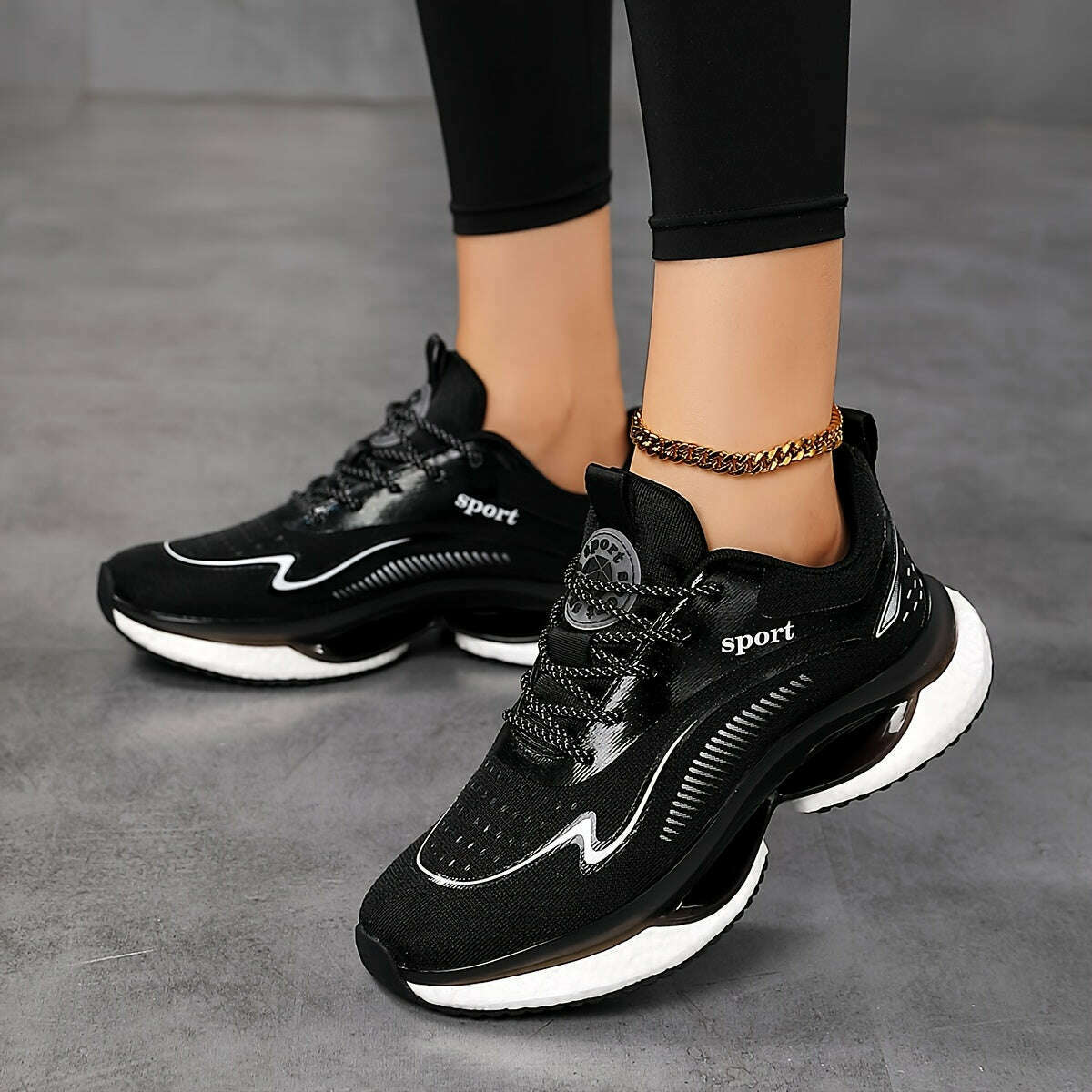 Women's Breathable Mesh Platform Sneakers