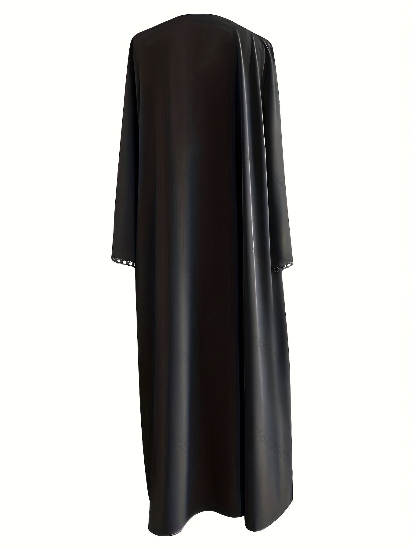 Open Robe Set with Lace, Sleeveless Underdress and Chiffon Headscarf - Lightweight, Simple, and Breathable for Spring/Summer