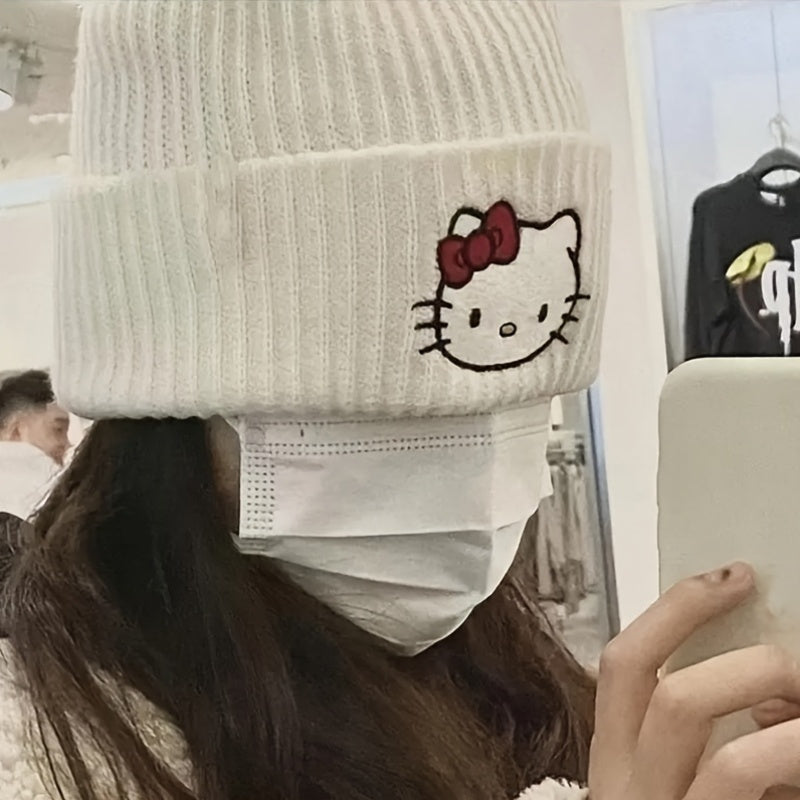 Hello Kitty Hat – Women’s Cute Winter Ski Beanie