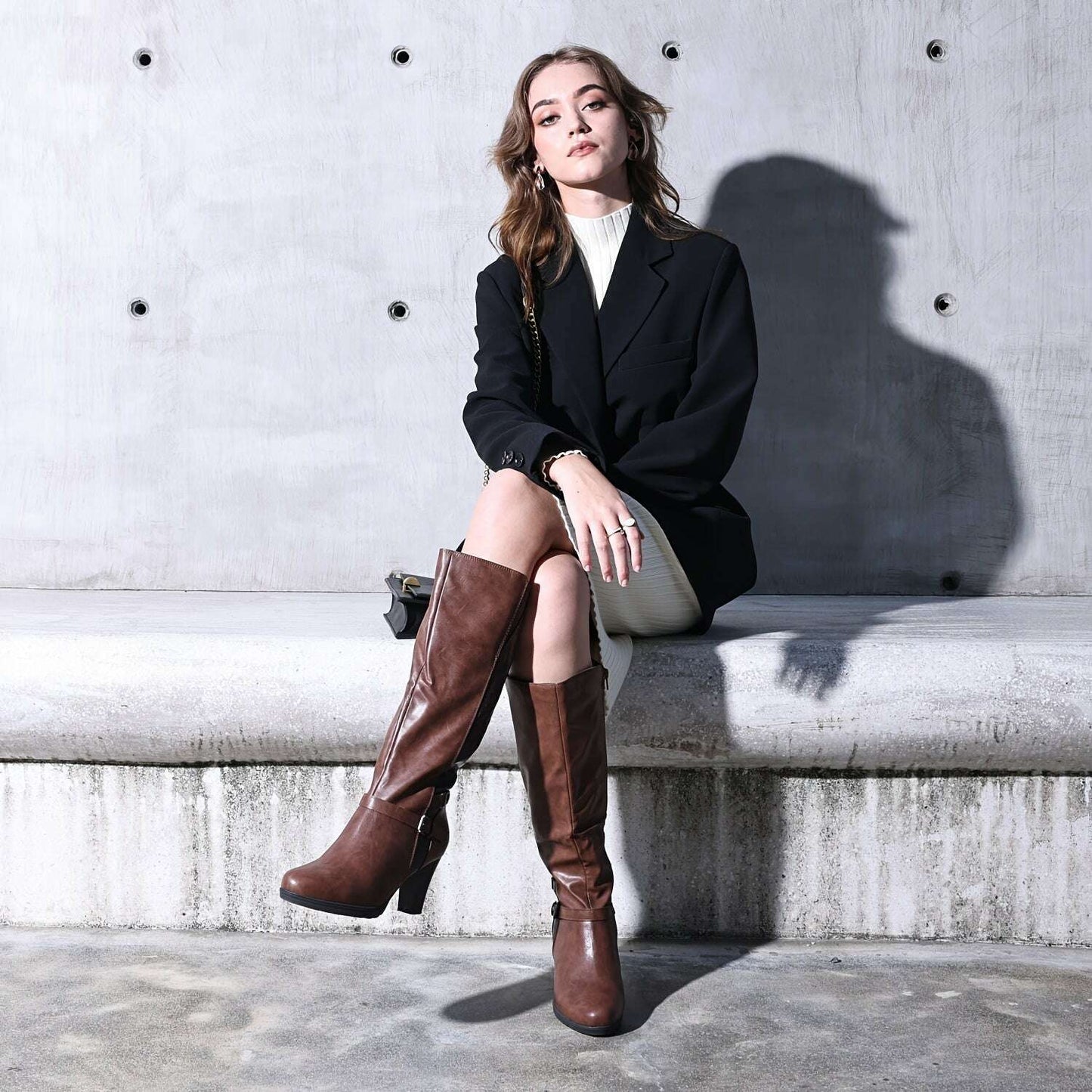 TOPVITA Elegant Knee High Boots for Women