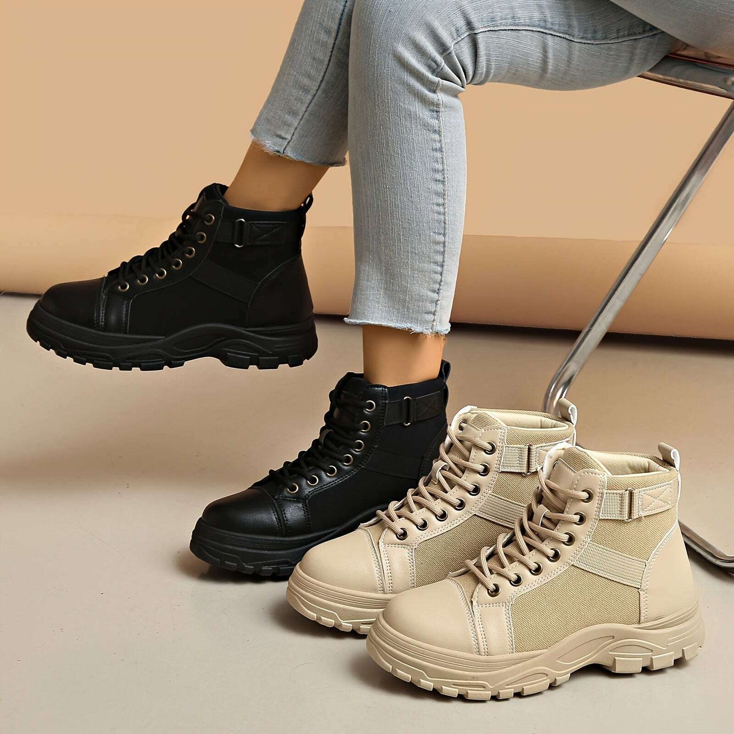 Women's High-Top Casual Sneakers