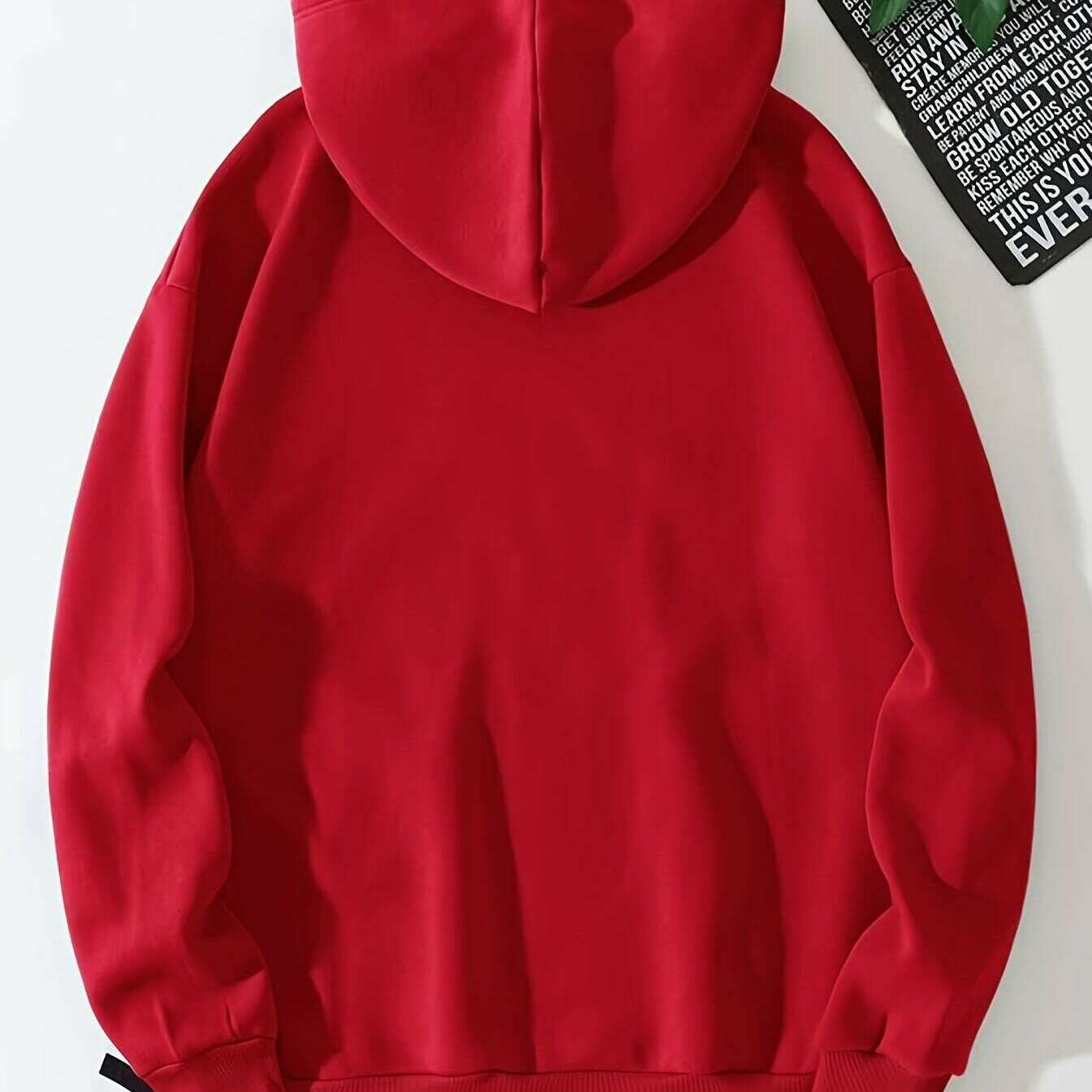 600g Letter Printed Hoodie – Hooded, Casual, Outdoor Wear - D&M Boutique