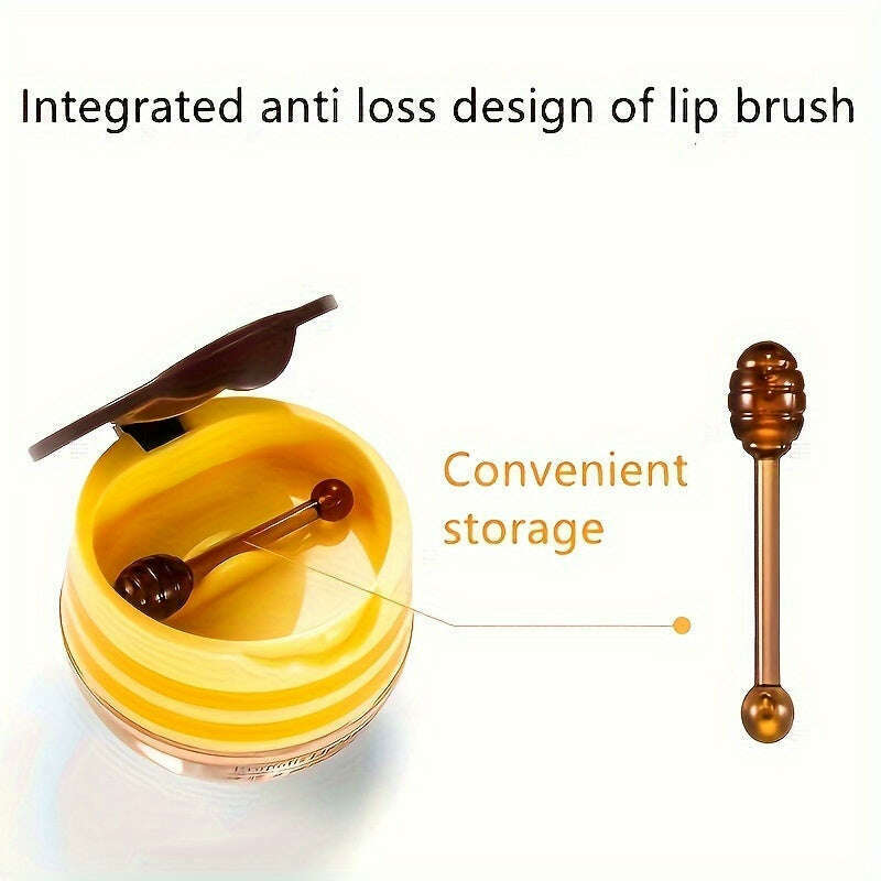 Nourishing Honey Lip Balm & Mask Duo: Hydrating & Repairing