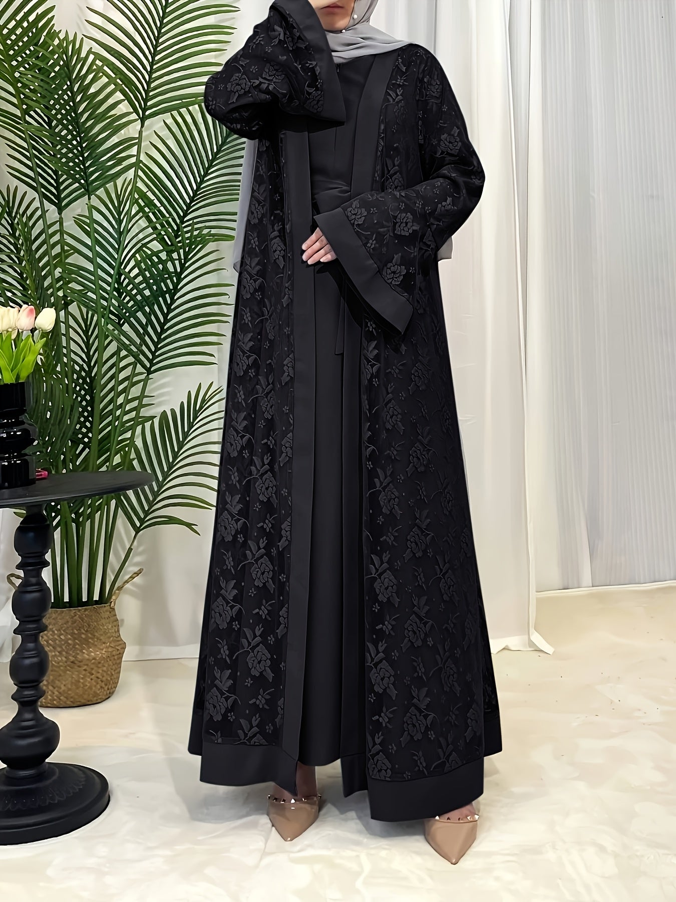 Muslim Elegant Lace Lingerie Set 6420-1