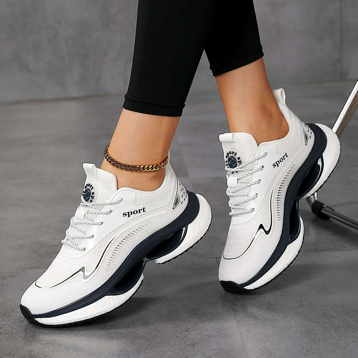 Women's Breathable Mesh Platform Sneakers