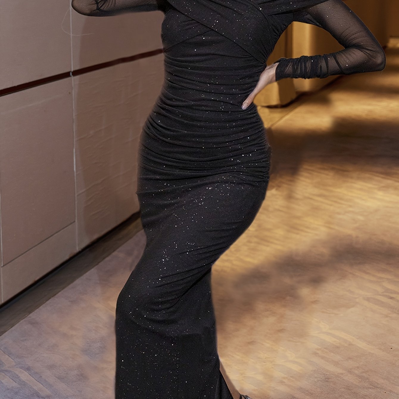 Elegant Off-Shoulder Party Dress – Chic & Stylish Evening Wear