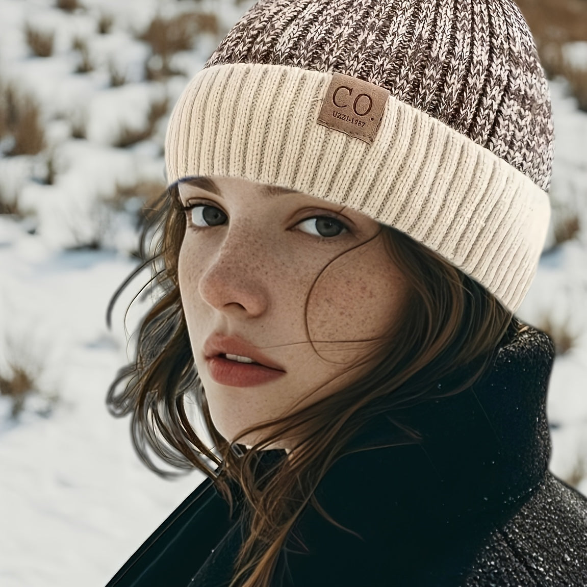 Winter Beanie – Thick Fleece-Lined Windproof Hat