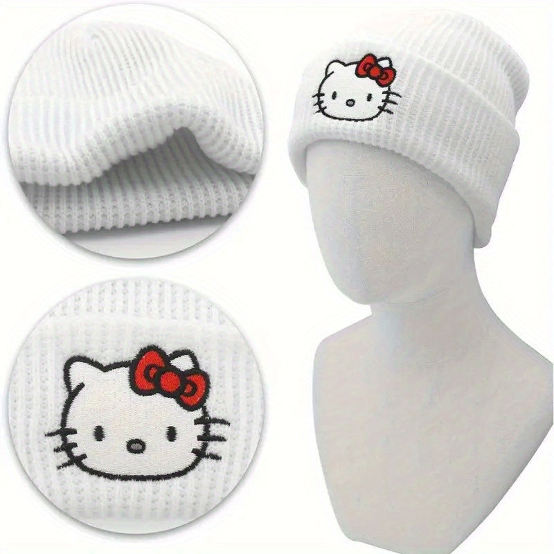 Hello Kitty Hat – Women’s Cute Winter Ski Beanie