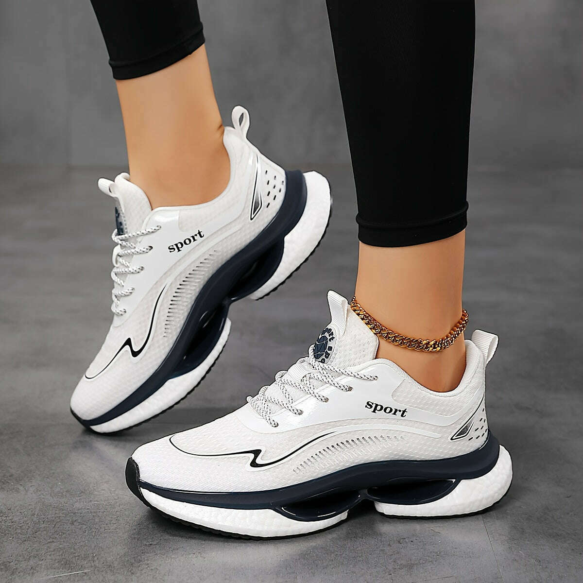 Women's Breathable Mesh Platform Sneakers