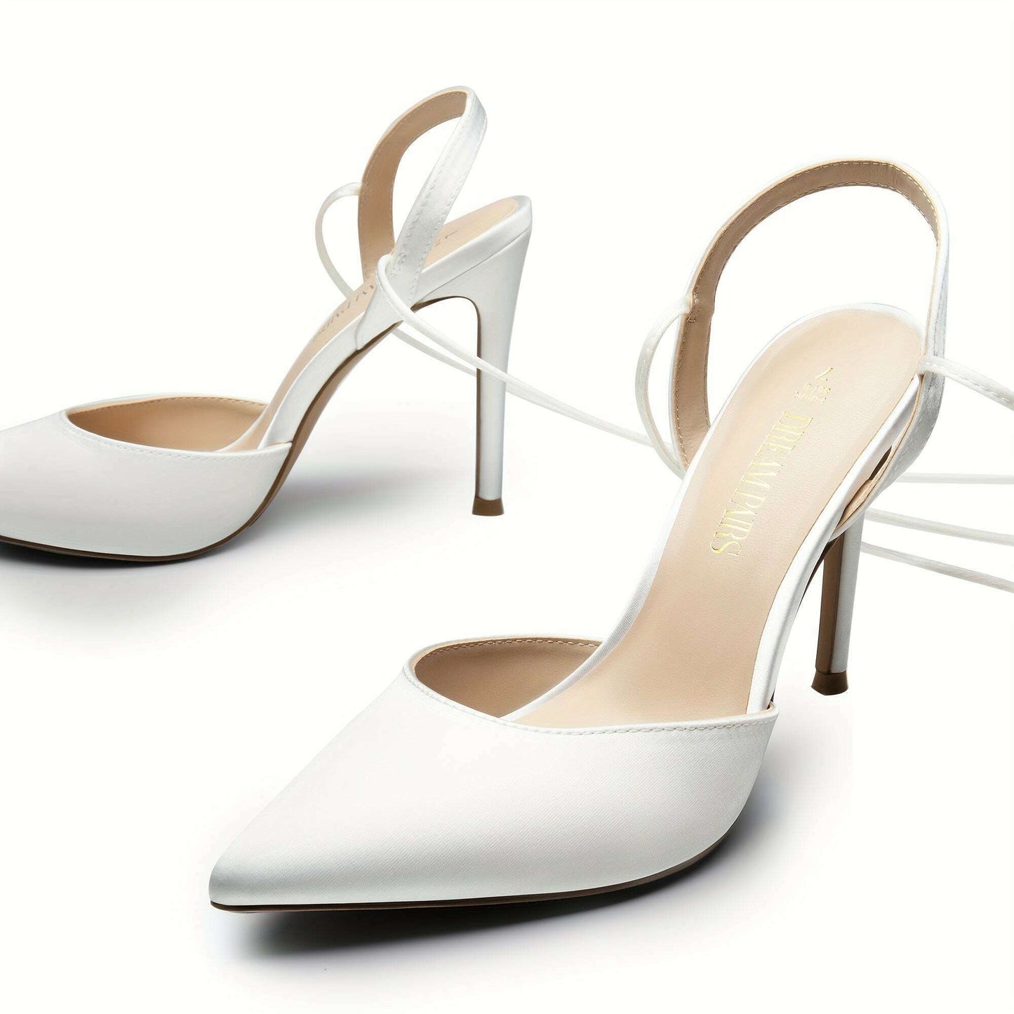 DREAM PAIRS Sale Women's High Heels Pointed Toe Wedding High Heels