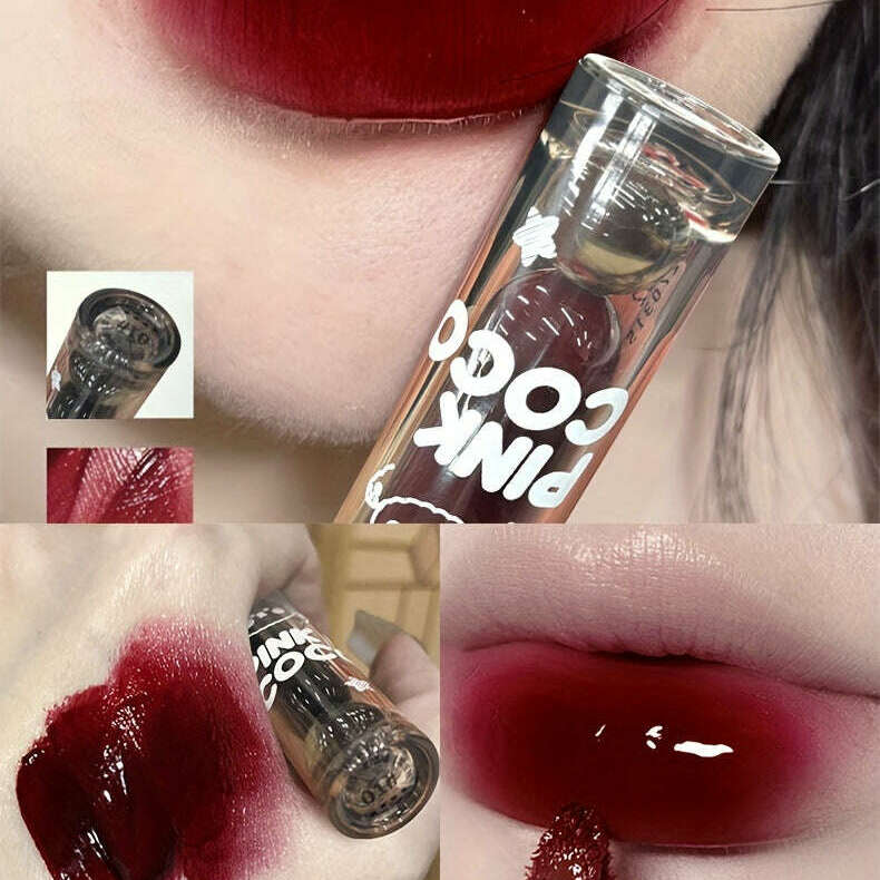 Bear Dudu Mirror Lip Glaze: Non-Fading, Whitening, Glossy Finish