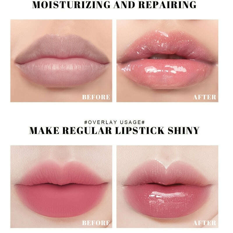 Jelly Lip Oil: Moisturizing Crystal Lip Tint