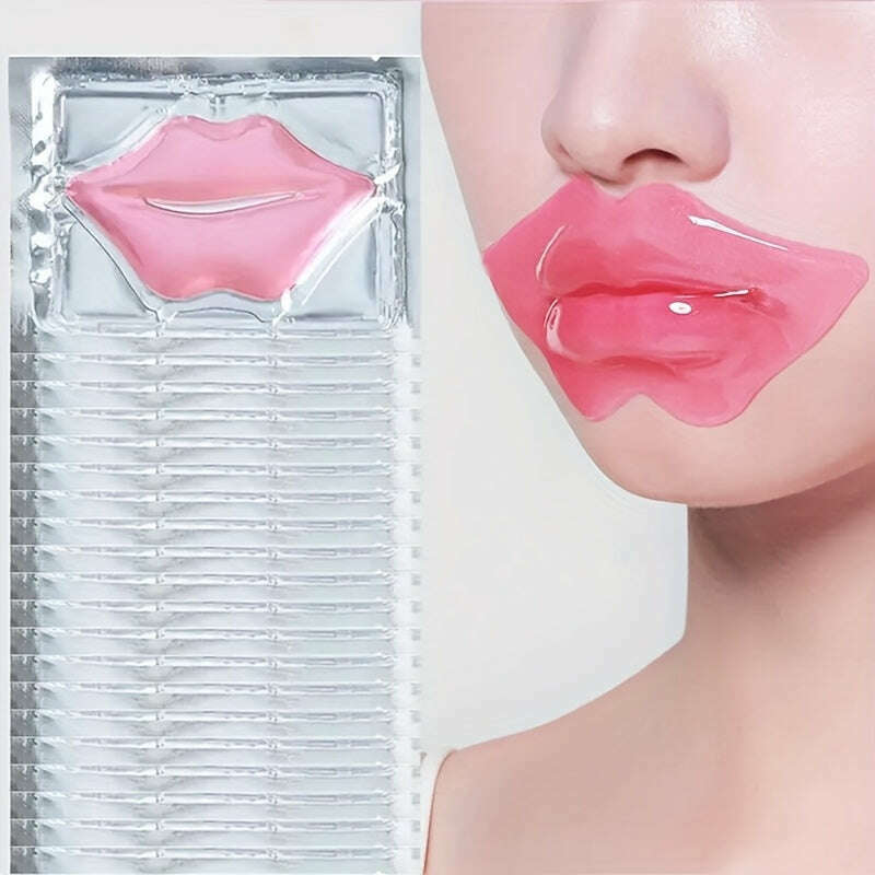 20pcs Collagen Crystal Lip Mask: Moisturize & Smooth