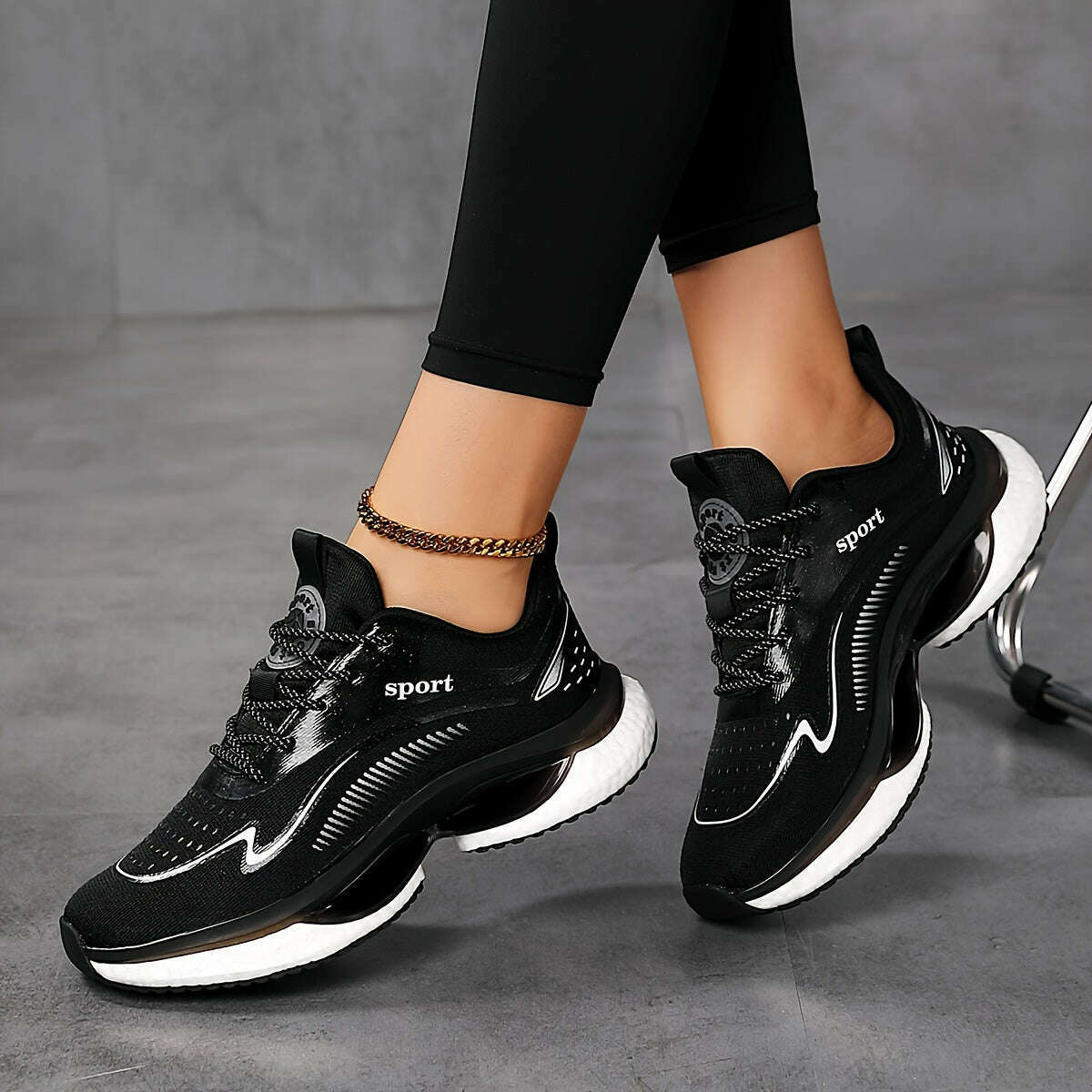 Women's Breathable Mesh Platform Sneakers