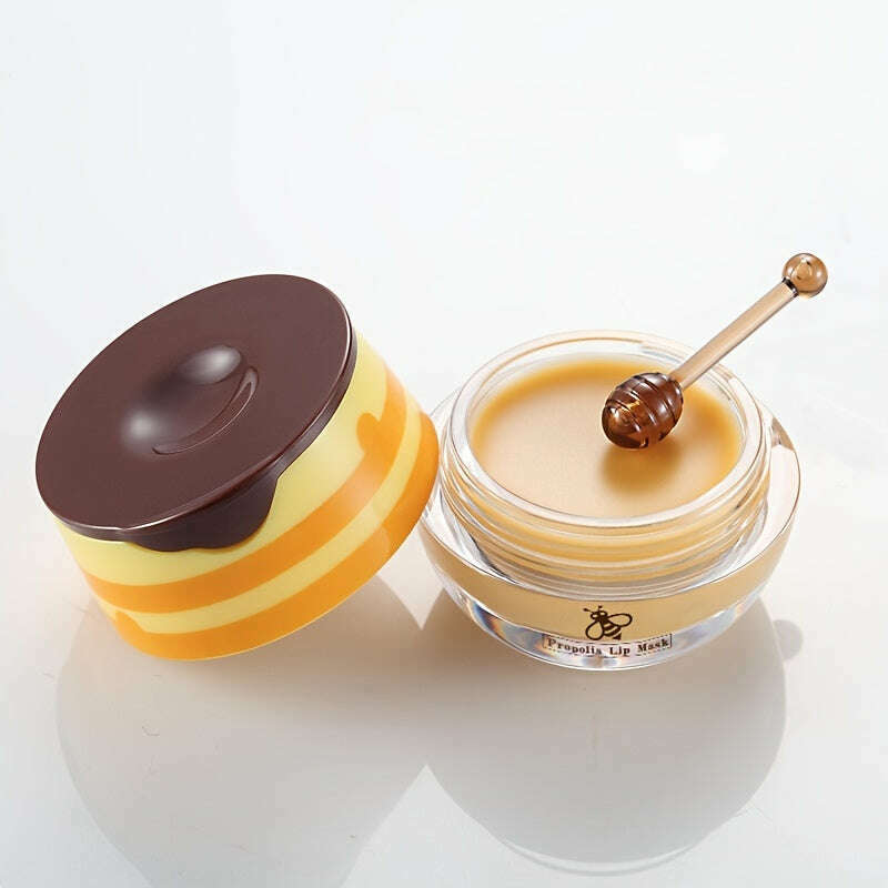 Nourishing Honey Lip Balm & Mask Duo: Hydrating & Repairing