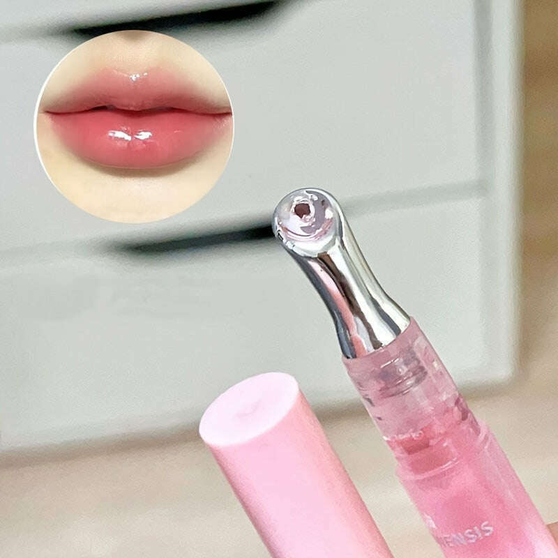 Peach Blossom Essence Lip Oil: Glossy, Moisturizing, Unisex