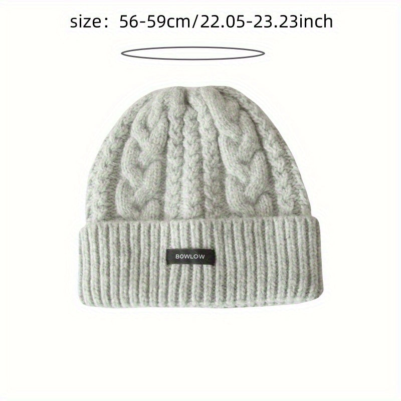 Thickened Warm Beanie Hat – Autumn/Winter Ear Protection