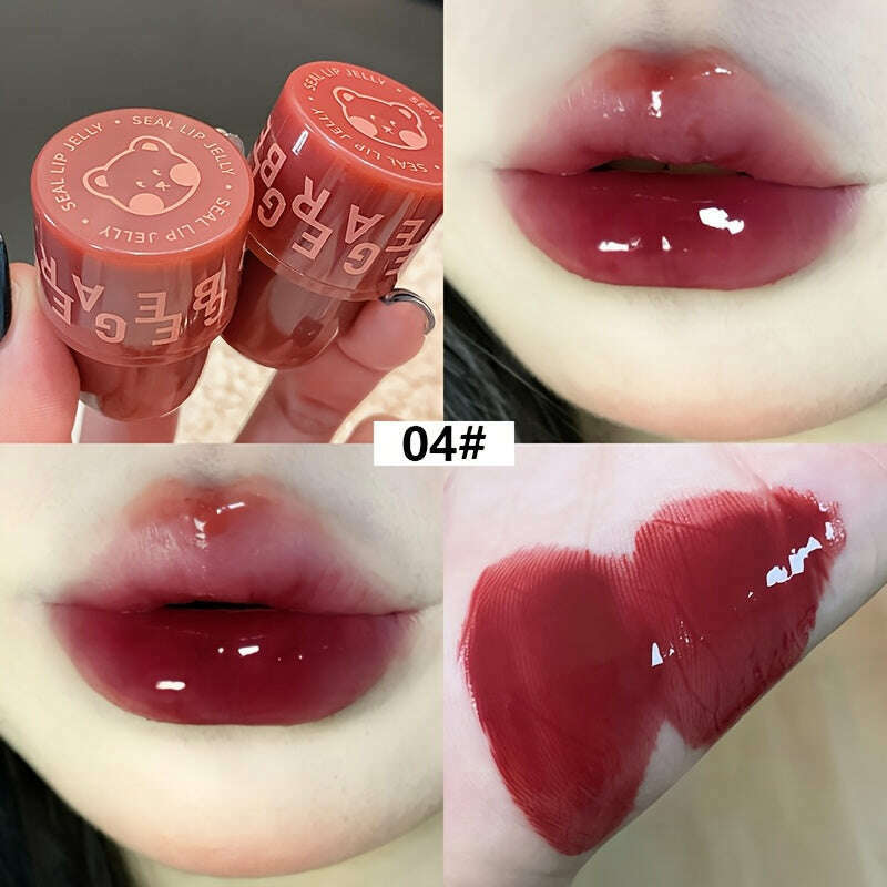 Bear Seal Lip Jelly: Glossy, Moisturizing, Plant-Based
