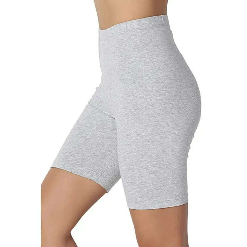 Ladies Biker Shorts – Stretch, Soft, Summer Sports Shorts - D&M Boutique