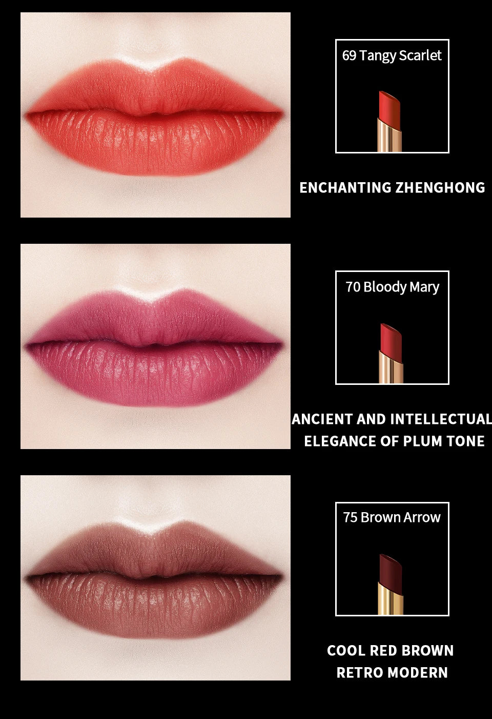 CHARMACY 16-Color Waterproof Matte Lipstick