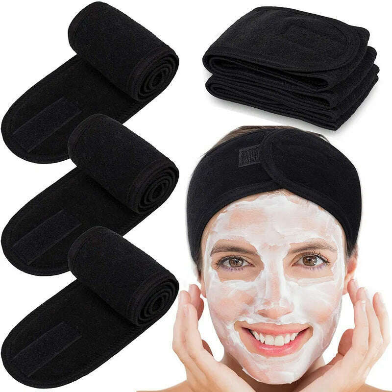 2024 Solid Color Multifunction Adjustable Headbands.
