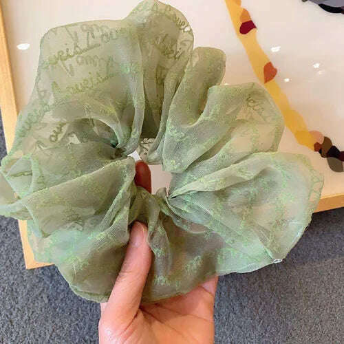 Silky Satin Hair Scrunchies for Women & Girls