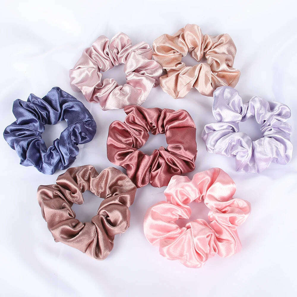 Satin Silk Scrunchies