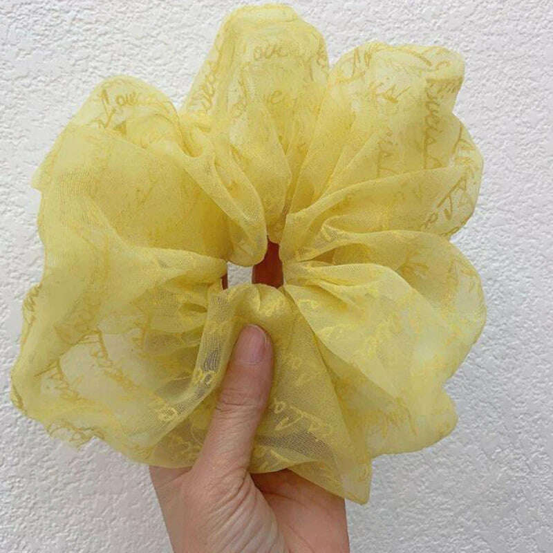 Silky Satin Hair Scrunchies for Women & Girls