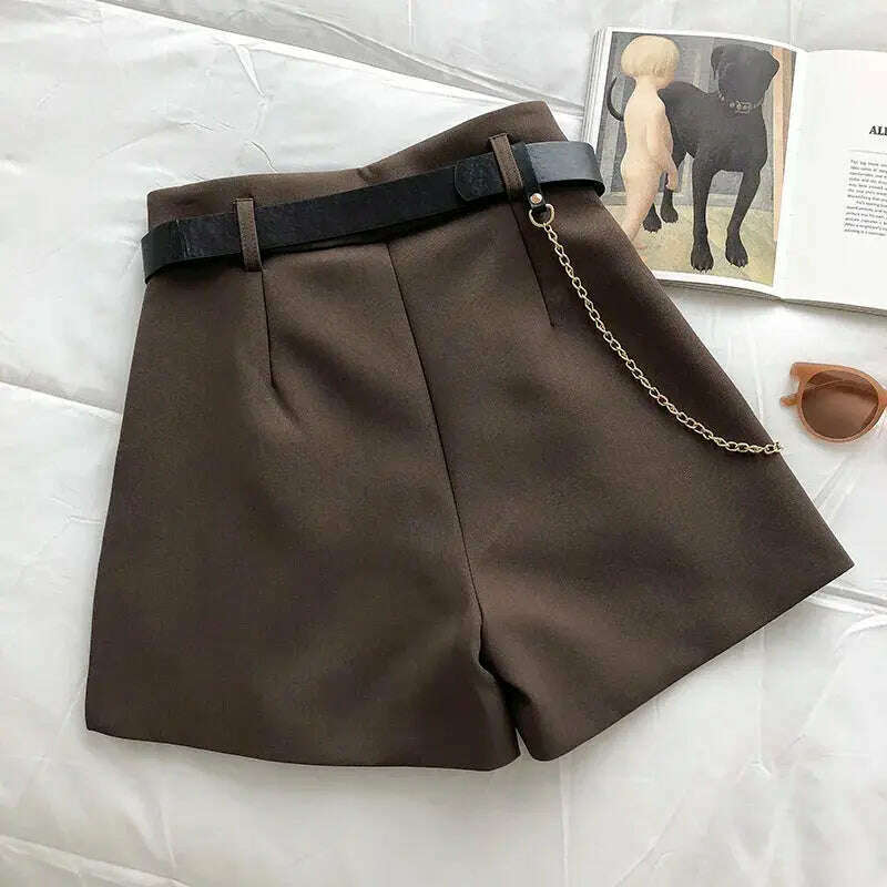 Women's Woolen Shorts – Casual, Comfortable, Wide Leg - D&M Boutique