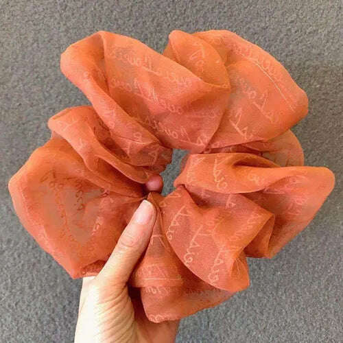 Silky Satin Hair Scrunchies for Women & Girls