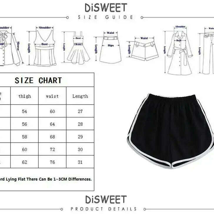Striped Sports Shorts – High Waisted, Loose Fit, Summer Fashion - D&M Boutique