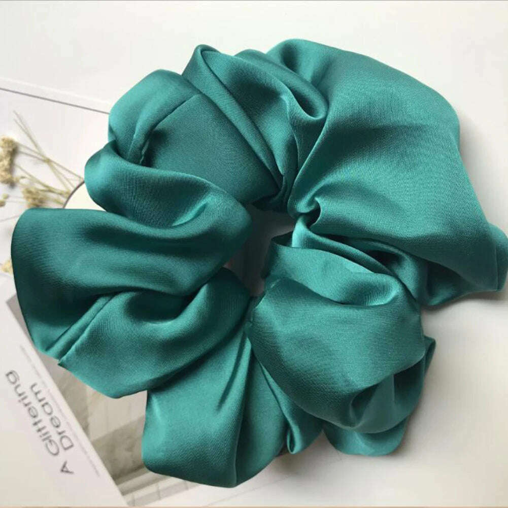 Silky Satin Hair Scrunchies for Women & Girls