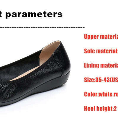 WOIZGIC Women's Leather Loafers - Comfy Slip-On Shoes