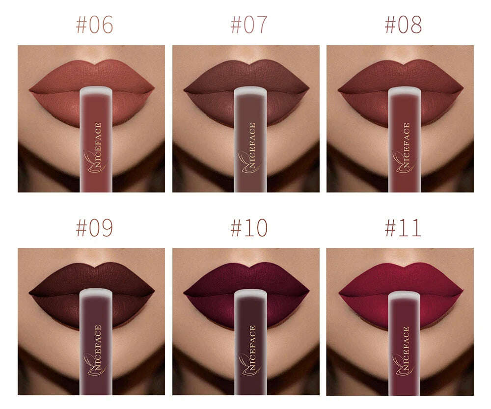 NICEFACE Nude Matte Liquid Lipstick
