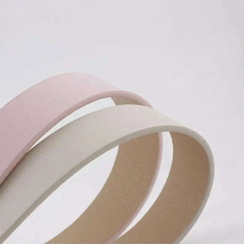 High-Quality Faux Leather Designer Women's Belt