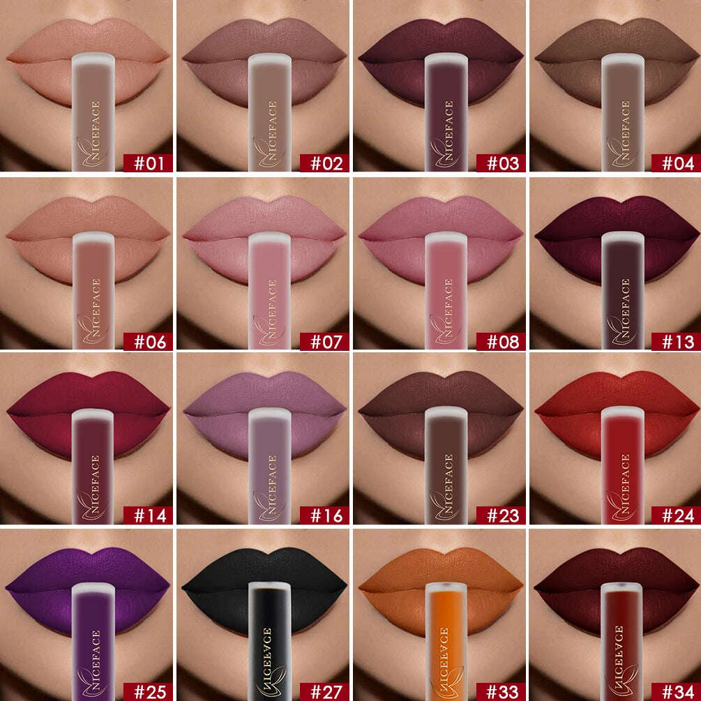 NICEFACE Nude Matte Liquid Lipstick