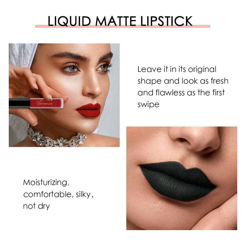 NICEFACE Nude Matte Liquid Lipstick