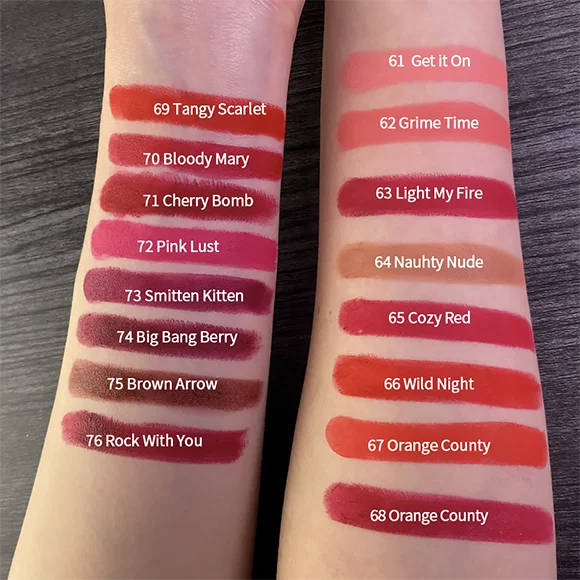 CHARMACY 16-Color Waterproof Matte Lipstick