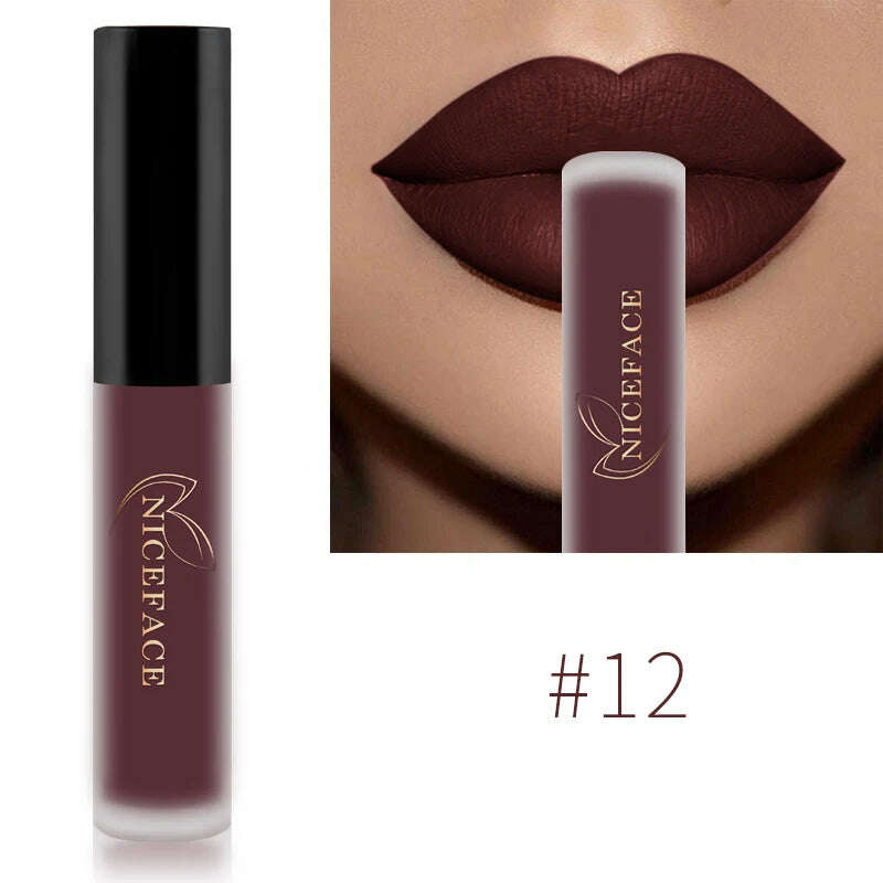 NICEFACE Nude Matte Liquid Lipstick