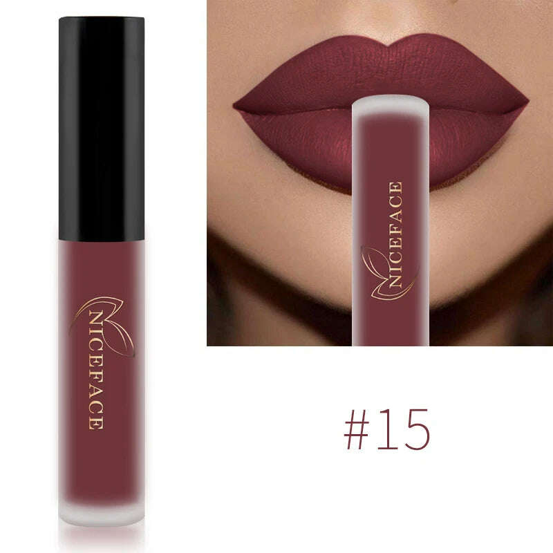 NICEFACE Nude Matte Liquid Lipstick